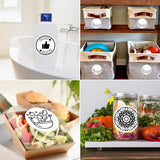 2" White Round Direct Thermal Labels – 750 Labels per Roll, 2 Rolls per Box | Self-Adhesive, Waterproof, Removable | Circle Thermal Sticker Paper for Organization, Warehousing, and Business Use