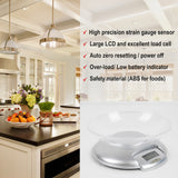 Digital Kitchen Scale, Digital Kitchen Food Weight Scale for Baking, Cooking and Weight Loss, 5kg/11lb