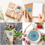 2" Blue Round Direct Thermal Labels – 750 Labels per Roll, 2 Rolls per Box | Self-Adhesive, Waterproof, Removable | Circle Thermal Sticker Paper for Organization, Warehousing, and Business Use