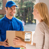 4”x6” Direct Thermal Shipping Labels – 12 Rolls, 220 Labels per Roll (Total 2,640 Labels) | Roll Format  |Compatible with Zebra & Rollo | Permanent Adhesive | BPA & BPS Free