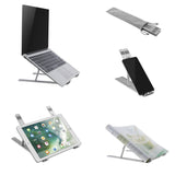 Portable Laptop Desk Stand Foldable, Ergonomic Ventilated Laptop Riser Compatible with 10-16” Laptops - syson