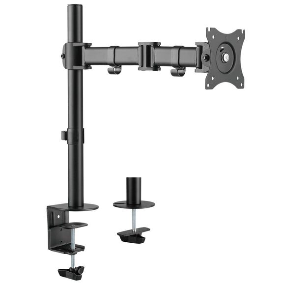 Single LCD Monitor Desk Mount Stand Fully Adjustable for one Screen 13