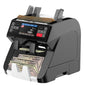 Bank-Grade Multi-Currency Money Counter – 1+1 Pocket Mixed Denomination Bill Counter & Sorter, Dual CIS Sensors, 4.3” Touchscreen, Adjustable Speed, Counterfeit Detection