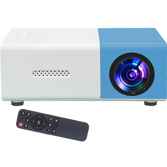 Mini Projector Portable Projector for Cartoon Kids 1080P FHD Mini Movie Projector Home Theater 60" Display Supported, 30,000 Hrs LED Lamp Life, 1500 Lux, Compatible with HDMI/VGA/USB/TV Box/Laptop for Indoor Outdoor