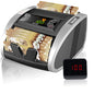 Money Counter with UV, MG, IR Counterfeit Detection, Bill Counter with External Display, 1200/min