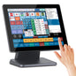15" Touch Screen POS Capacitive LED Multi-Touch Touch Screen, True Flat Seamless Monitor for Restaurant Kiosk Retail