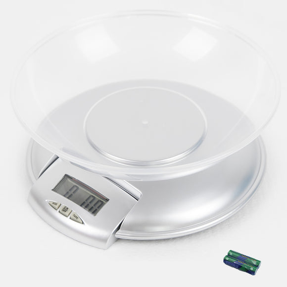 Digital Kitchen Scale, Digital Kitchen Food Weight Scale for Baking, Cooking and Weight Loss, 5kg/11lb
