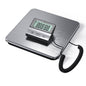 Digital Shipping Scale, 440lb (200Kg) Heavy Duty Stainless Steel Freight Scale, Hold/Tare Function, Manual/Auto Off LCD Display, Battery & AC Adapter Included