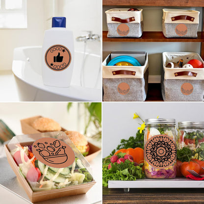 2" Orange Round Direct Thermal Labels – 750 Labels per Roll, 2 Rolls per Box | Waterproof, Removable, Self-Adhesive Circle Stickers for Organization & Business