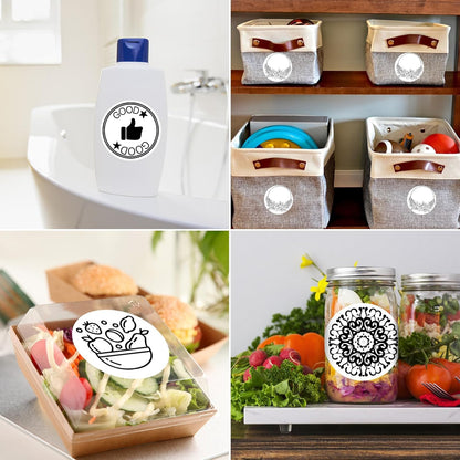 2" White Round Direct Thermal Labels – 750 Labels per Roll, 2 Rolls per Box | Waterproof, Removable, Self-Adhesive Circle Stickers for Organization & Business