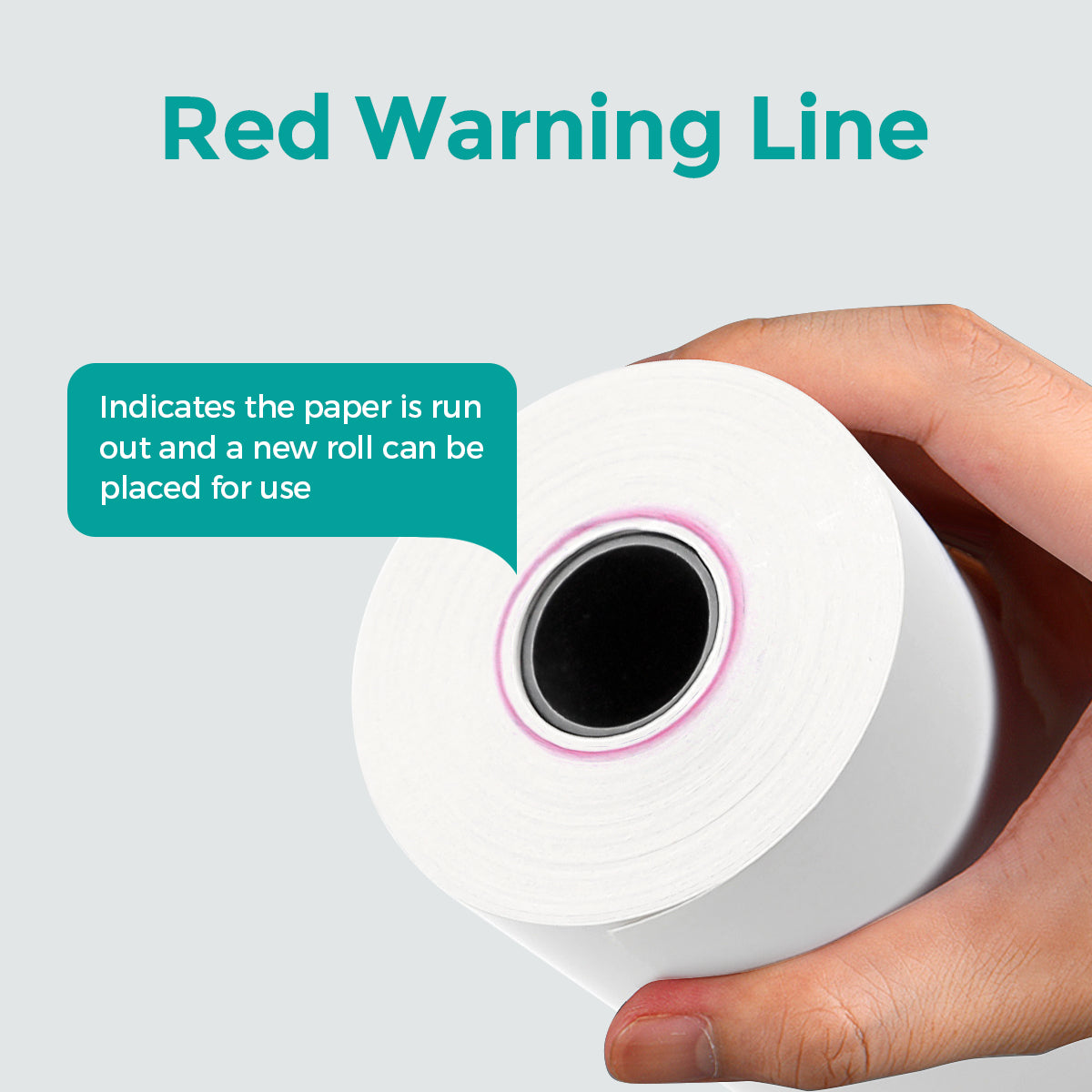 SYSON Thermal Paper Rolls 2 1/4" x 55' (50 Rolls/Case),&nbsp; BPA Free Receipt Paper , 2.25 x 55 ft Thermal Printer Paper Fits 58mm Mini Thermal POS Printer &amp; Square Terminal Credit Card Machines