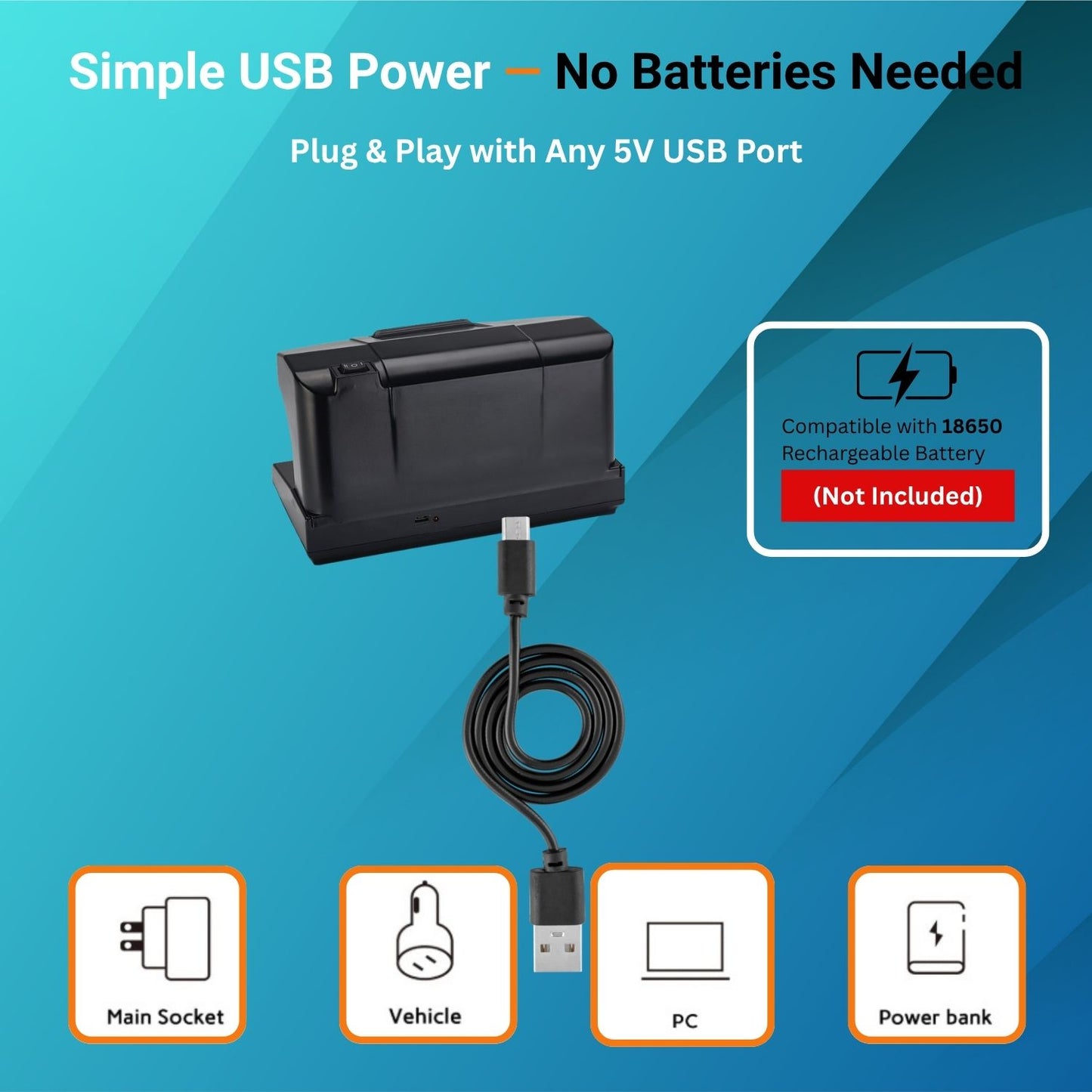 Portable Counterfeit Money Detector with UV Light – USB Powered, Auto Sensor, Compact Design for Cash, ID, and Credit Card Verification – Suitable for All Currencies