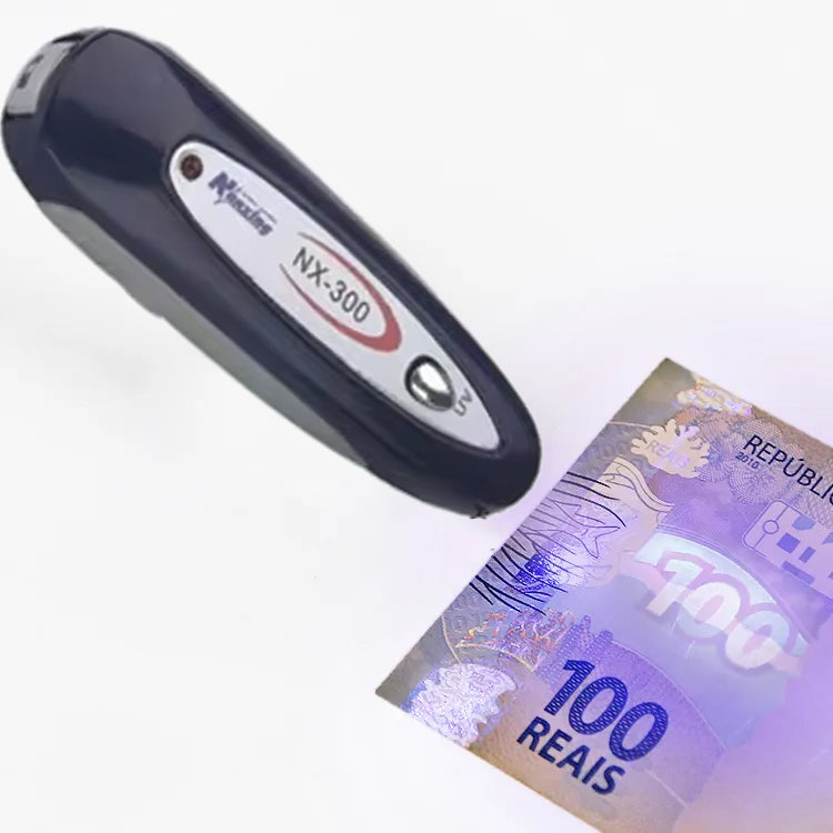 Handheld Counterfeit Bill Detector, 2-in-1 Mini Money Detector with UV and MG