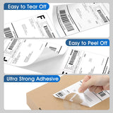 4”x6” Direct Thermal Shipping Labels – 12 Rolls, 220 Labels per Roll (Total 2,640 Labels) | Roll Format  |Compatible with Zebra & Rollo | Permanent Adhesive | BPA & BPS Free