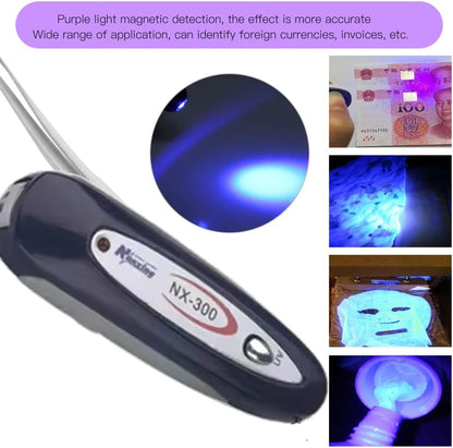 Handheld Counterfeit Bill Detector, 2-in-1 Mini Money Detector with UV and MG