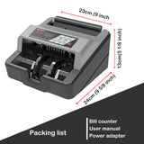 Portable Money Counter - Advanced UV/MG Counterfeit Detection, Fast & Accurate Dollar Bill Counting, 1,300 Bills/Min