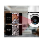 Light Bulb Security Camera Panoramic Home WiFi Camera with Auto Tracking