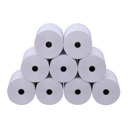 SYSON 3 1/8" × 200' Thermal Paper Rolls – 30 Rolls/Case | BPA-Free 80 mm POS Receipt Paper for Clover, Epson, Star