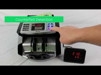 Mix Denomination Money Counter Machine Cash Value Bill Counting for Canadian Currency UV/MG/MT/IR Counterfeit Detection, (Doesn’t detect Denomination for USD and Others Currency)