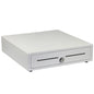 White 16" Automatic Cash Drawer with Removable Coin Tray (5 Bill/5 Coin) - syson