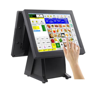POS All-in-one Terminal 15" Touch Screen+ 15" Customer Screen, Windows 7 - syson