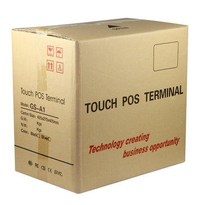 POS All-in-one Terminal  TFT LVDS LED Tablet-like 15" Touch Screen Capacitive with VFD customer display 2 lines , Windows 7