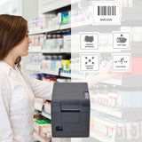 Syson POS Label Printer; Thermal Direct, High Speed 56mm/s, Label Width 20mm~60mm;  USB Port; Cash Drawer Port; - syson