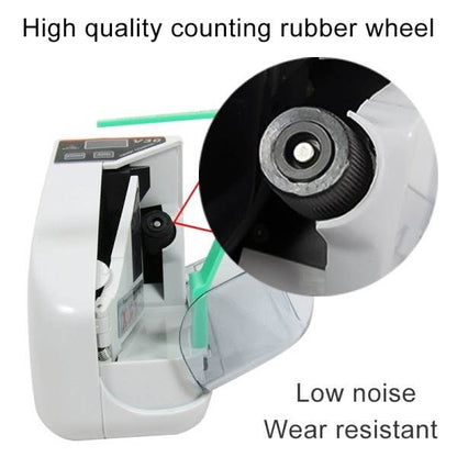 Portable Handy Bill Counter Cash Banknote Counter Money Currency Counting Machine AC or Battery Powered