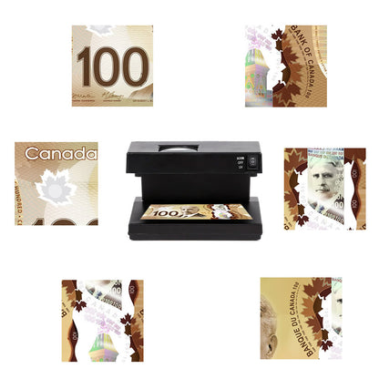 Counterfeit Bill Detector, UV Light Machine, Currency Checker, Detects Latest Bills, U.S. & Canadian Dollar, Euros, Pound, Less Errors Than Older Unit, for Bankers or Home