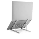 Portable Laptop Desk Stand Foldable, Ergonomic Ventilated Laptop Riser Compatible with 10-16” Laptops - syson