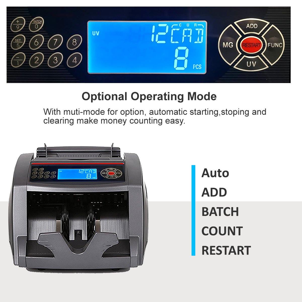 Polymer and Paper Canadian CAD USD Currency Bill Counter Plastic Money Banknote - syson