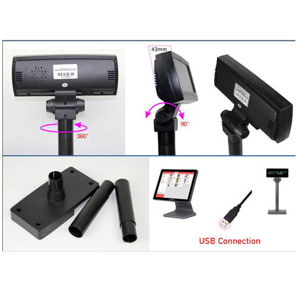 VFD Customer Pole Display 210CE