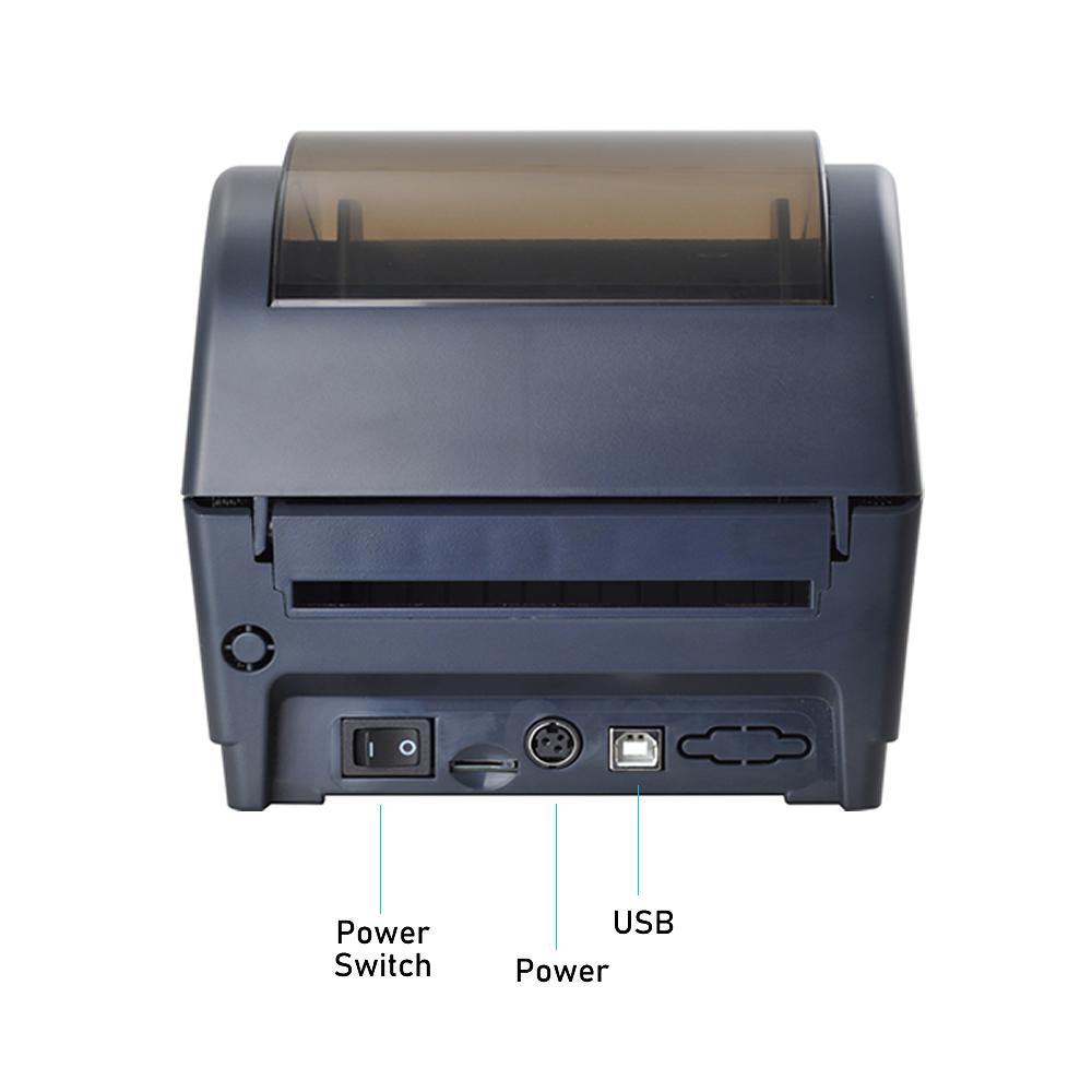 Shipping Direct Thermal Label Printer, 5 in/s Print Speed, 203 dpi Print Resolution, 4.25" Print Width, USB - syson