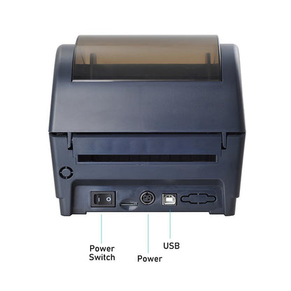 Shipping Direct Thermal Label Printer, 5 in/s Print Speed, 203 dpi Print Resolution, 4.25" Print Width, USB - syson