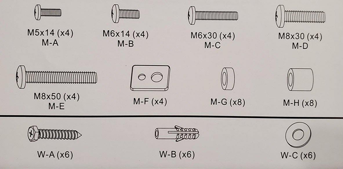 Heavy-Duty Tilt TV Wall Mount for 37" ~70" TV up to 80kg/176lbs with Hardware Pack TV Screws Kit - syson