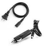 Universal Notebook Power Supply Laptop USB Charger W/ Car Adapter 100W DC Jack