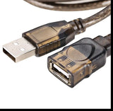 50Ft 50F USB 2.0 Extension Cable W/ Booster Repeater Extender 15M