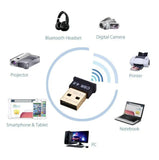 USB 2.0 Bluetooth Dongle Ver 5.0 Wireless Adapter Cordless For Laptop PC Desktop