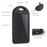 Solar Panel Charger 5000mAh Portable Charger Backup External Battery Power Pack - syson