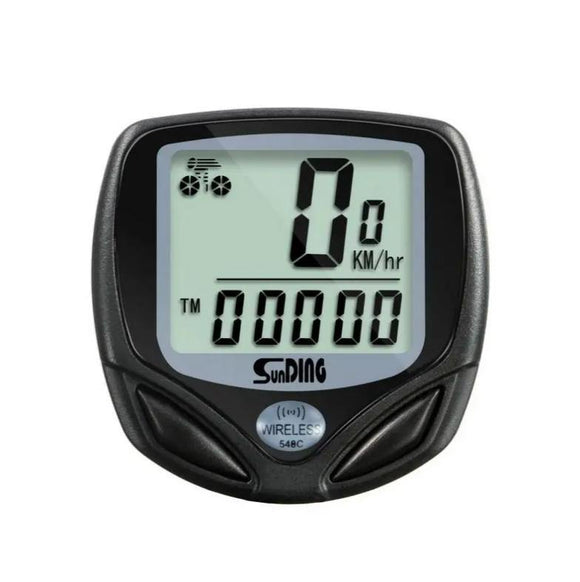 Bike Speedometer LCD Wireless Bicycle Computer Odometer Cadence Waterproof - syson