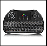 Wireless Touch Mini Keyboard 2.4G Multi Point with RGB Backlight Cordless Keypad