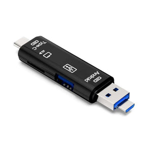 USB / USB Type C 3.1 / Micro USB External Micro SD Card Reader OTG Adapter - syson