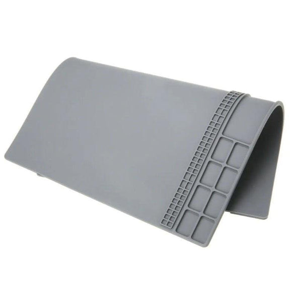 Heat Insulation Silicone Desk Pad Mat Soldering Repair Maintenance Work Platform - syson