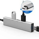 Multiport Adapter Slim Data USB 3.0 Hub Compatible with Type-C Devices - syson