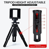 Desktop Tripod Phone Holder 360 Degree Rotation Foldable Shockproof Lightweight - syson