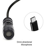 Lavalier Clip-on Microphone Mini Omnidirectional Portable Wired Label Mic - syson