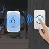 Wireless Waterproof Doorbell 1 Button 1 Receiver 150M Remote Control Door Ring - syson
