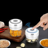 Electric Mini Garlic Vegetable Chopper Food Slicer, Portable Blender Masher - syson