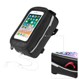 Waterproof Bike Pouch Phone Holder Transparent Touchable Pouch Case Bag - syson