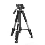 Camera Tripod Stand 55 Inch with Universal Phone Holder Carry Bag Aluminium Frame